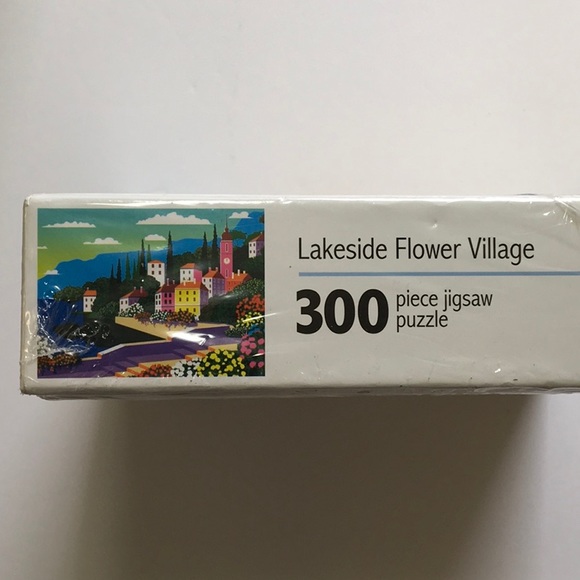 NEW SEALED Lakeside Flower Village Puzzle - Picture 2 of 4